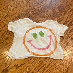 Tweenstyle by Stoopher Girl’s White Smiley Tee Size 8